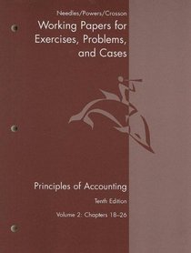 Principles Of Accounting Working Papers Volume Two Tenth Edition