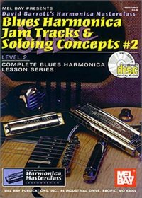 Blues Harmonica Jam Tracks  Soloing #2 Concepts Book/CD Set (Harmonica Masterclass Series Level 2, 2)