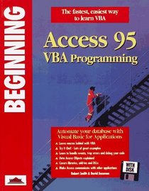 Beginning Access 95 Vba Programming