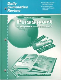 Passport to Algebra and Geometry - Daily Cumulative Review [Paperback]