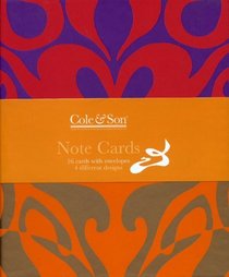 Cole & Son Classix--Box of Cards (Cole & Son Stationery)
