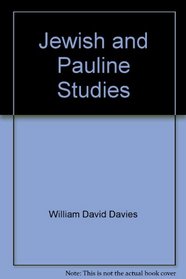 Jewish and Pauline studies