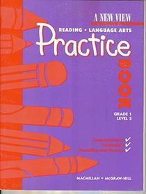 A New View Reading Language arts practice book grade 1