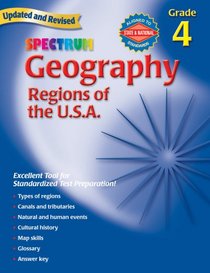 Spectrum Geography, Grade 4: Regions of the U.S.A.