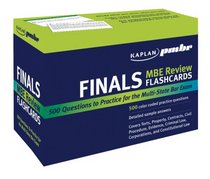 Kaplan PMBR FINALS: MBE Review Flashcards