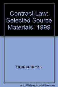 Contract Law: Selected Source Materials: 1999
