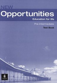 Opportunities Pre-Int Test CD Pack: WITH Opportunities Pre-Int Global Test Book AND Audio CD (Opportunities)