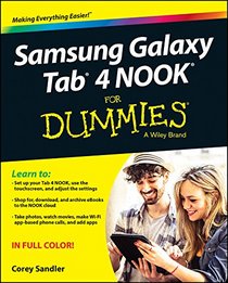 Samsung Galaxy Tab 4 NOOK For Dummies (For Dummies (Computer/Tech))
