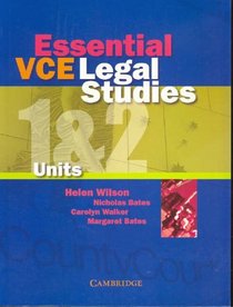 Essential VCE Legal Studies Units 1&2