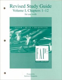 Study Guide Volume I Chapters 1-12 for use with Fundamental Accounting Principles
