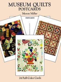 Museum Quilts Postcards: 24 Full-Color Cards (Card Books)