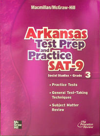 Arkansas Test Prep and Practice SAT-9 (Social Studies Grade 3)