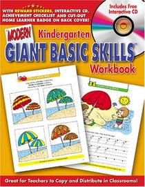 Kindergarten Giant Basic Skills Workbook with CD Rom (Giant Basic Skills Workbooks)
