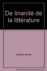 De l'inanite de la litterature (French Edition)