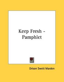 Keep Fresh - Pamphlet