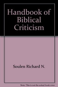 Handbook of Biblical criticism