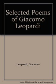 Selected Poems of Giacomo Leopardi
