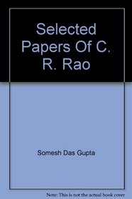 Selected Papers of C.R. Rao: 004