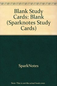Blank Study Cards (SparkNotes Study Cards) (SparkNotes Study Cards)