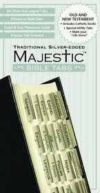 Majestic Bible Tabs, Traditional Silver Large Print (Majestic Bible Tabs (Large Print))