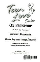 On Friendship, a Book for Teenagers (Teen Love Series)
