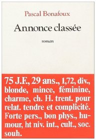 Annonce classee: Roman (French Edition)