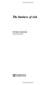 The Business of Risk