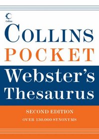 Collins Pocket Webster's Thesaurus. 2e