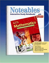 Mathematics: Applications and Concepts, Course 1, Noteables: Interactive Study Notebook with Foldables (Noteables)