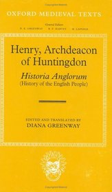 Historia Anglorum: The History of the English People (Oxford Medieval Texts)