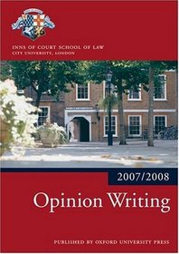 Opinion Writing 2007-08: 2007 Edition |a 2007 ed. (Blackstone Bar Manual)
