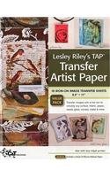 Lesley Riley's Tap, Transfer Artist Paper: 18 Iron-on Image Transfer Sheets 8.5 X 11
