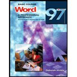 Word 97: A Professional Approach