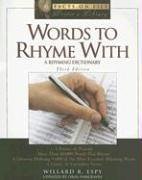 Words to Rhyme With (Writers Library)