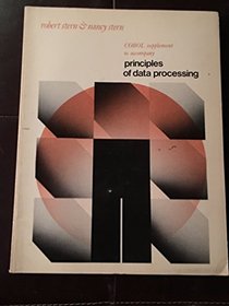Principles of Data Processing: Cobol Suppt