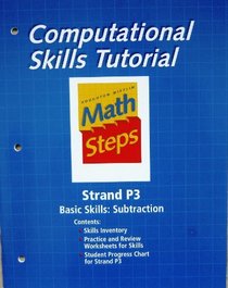 Houghton Mifflin Math Steps Computational Skills Tutorial Strand P3 (Basic Skills:Subtraction)