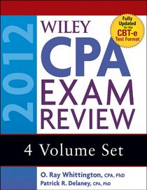 Wiley CPA Exam Review 2012, 4-volume Set