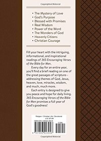 365 Encouraging Verses of the Bible for Men: A Daily Devotional