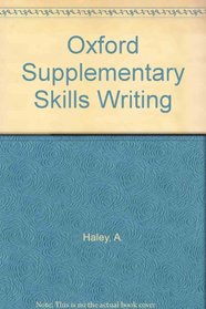 Oxford Supplementary Skills Writing