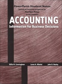 Accounting: Information for Business Decisions