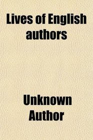 Lives of English authors