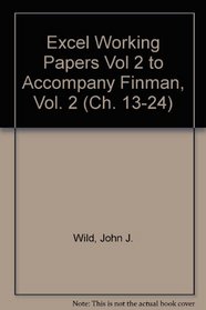 Excel Working Papers (CD) Vol 2 to accompany FINMAN, Vol. 2 (Ch. 13-24)