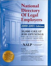 National Directory of Legal Employers, 2000-2001 Edition