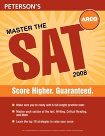Master the SAT 2008 (Master the Sat)