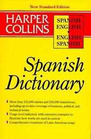 Collins Spanish English English Spanish Dictionary/New Standard (HarperCollins Bilingual Dictionaries)