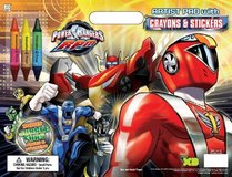 Power Rangers Operation Overdrive: Artist Pad With Crayons & Stickers