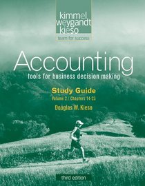 Study Guide Volume II to accompany Accounting