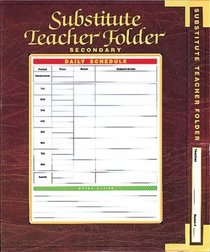 Secondary Substitute Teacher Folder