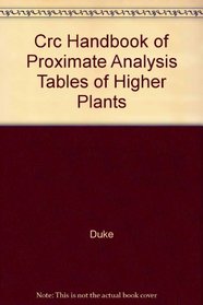 Hdbk Proximate Analysis Tables Of Higher Plants
