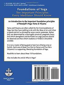 Foundations of Yoga: Ten Important Principles Every Meditator Should Know